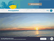 Tablet Screenshot of pineapplefish.com